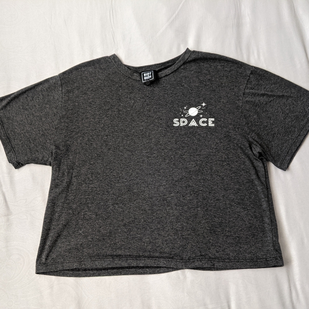 Space crop top